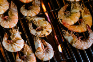 gambas a la brasa