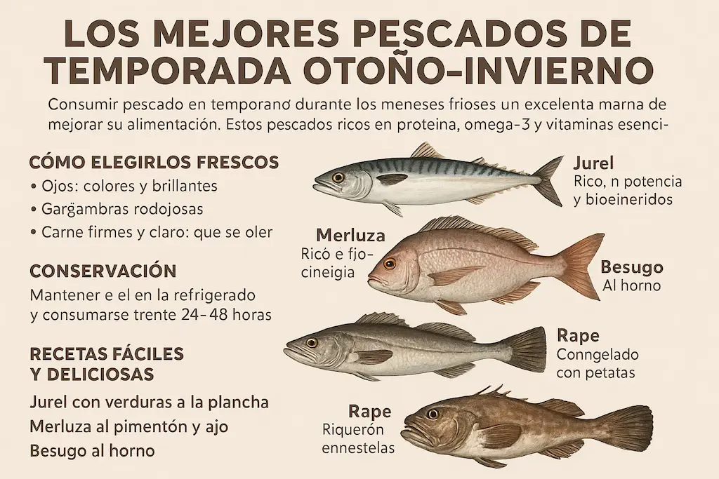 pescados de temporada otoño invierno