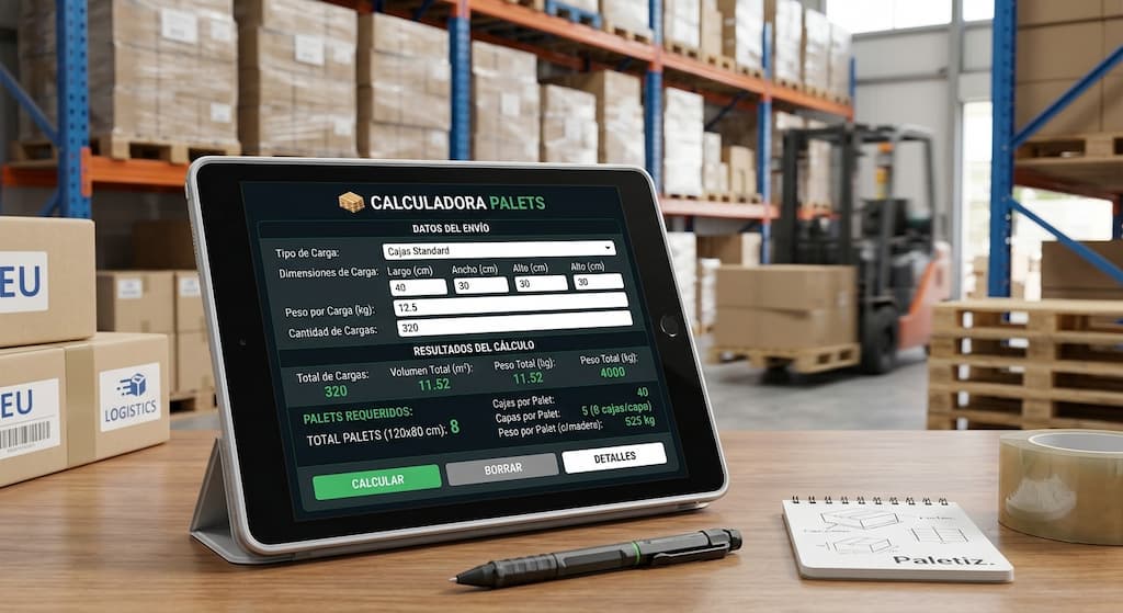 calculadora de palets